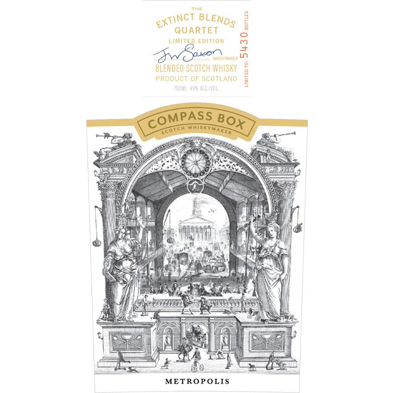 Buy Compass Box The Extinct Blends Quartet 'Metropolis'® Online ...