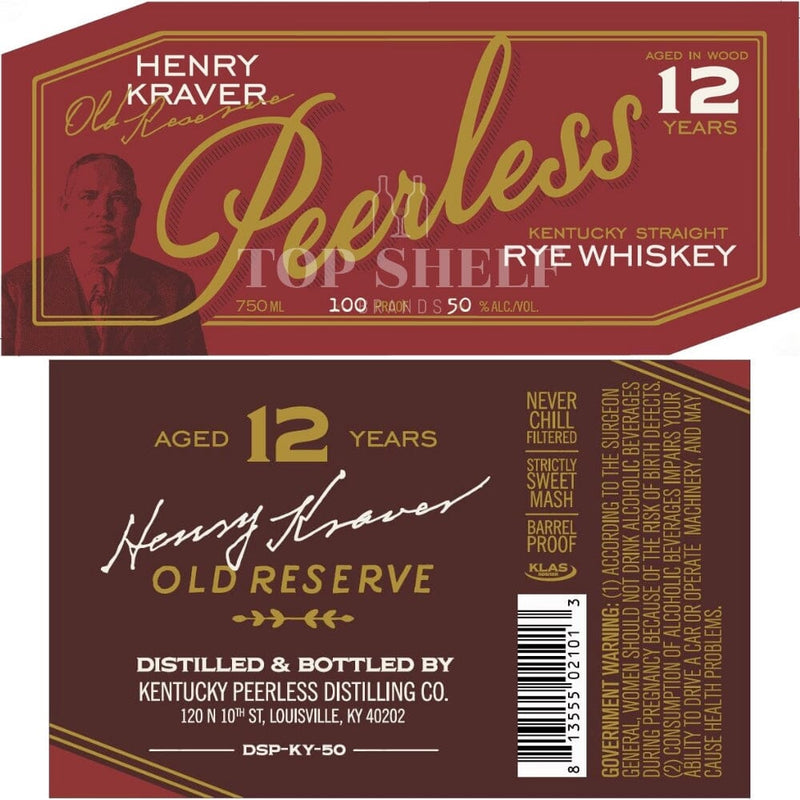 Buy Peerless Henry Kraver 12 Year Old Rye Whiskey® Online | Rye Whiskey ...
