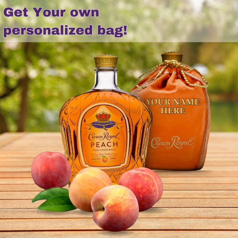 Buy Crown Royal Peach Custom Embroidered Bag® Online | Canadian Whisky ...