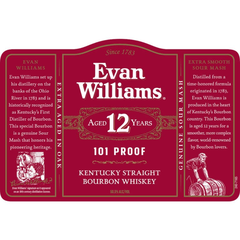 Evan Williams Red Label 12 Year Old | Shop Online - DramStreet.com