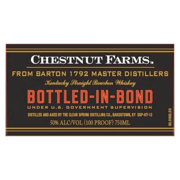 Barton 1792 Chestnut Farms Bourbon Shop Online