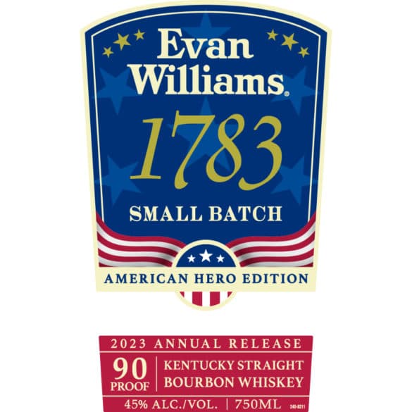 Evan Williams 1783 American Hero Edition Bourbon 2023 Release Shop