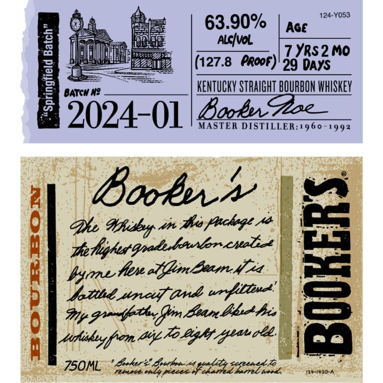 Booker's Bourbon 202401 “Springfield Batch” Shop Online